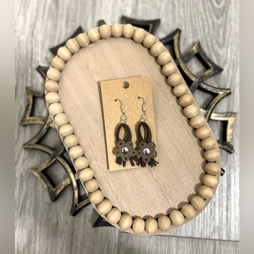 Genuine Leather Earrings